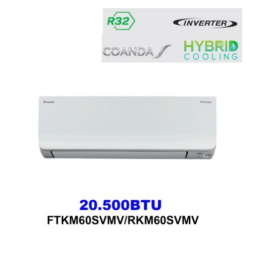 Điều hòa treo tường Daikin 20.500BTU FTKM60SVMV/RKM60SVMV - 1 chiều