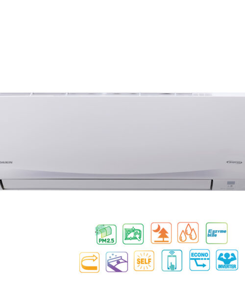 Điều hòa treo tường Daikin 12.000BTU FTKQ35SAVMV/RKQ35SAVMV – 1 chiều, Inverter