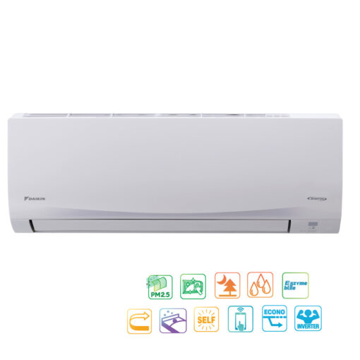Điều hòa treo tường Daikin 9.000BTU FTKQ25SAVMV/RKQ25SAVMV – 1 chiều, Inverter