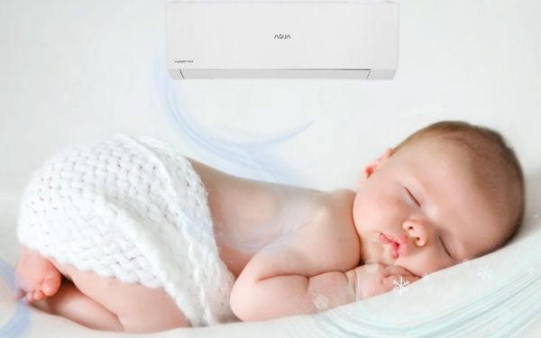 Không gian mát mẻ tạo cho bé cảm giác dễ chịu và thư thái