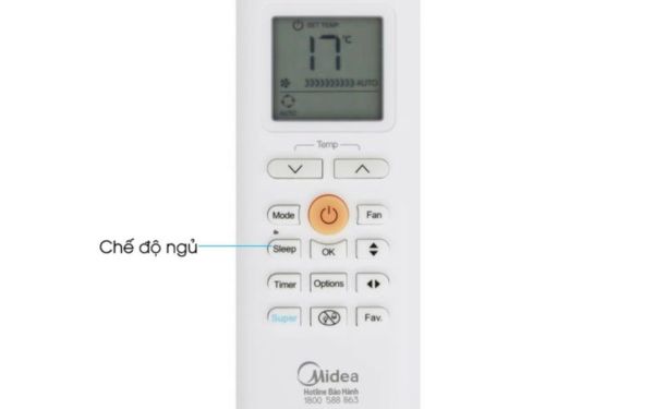 Cách kích hoạt Sweet Dream trên điều hòa Midea