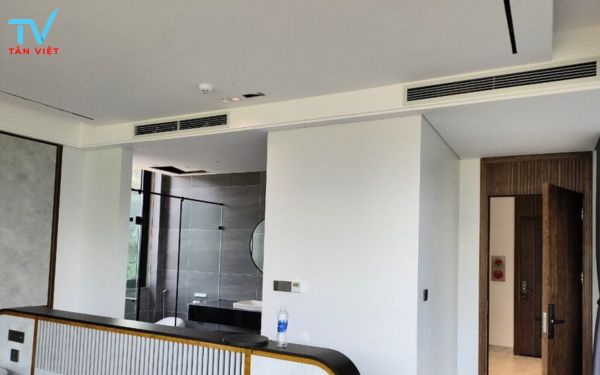 Hệ thống cửa gió của điều hòa âm trần nối ống gió