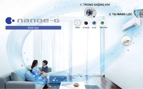 Công nghệ lọc khí Nanoe-G của Panasonic