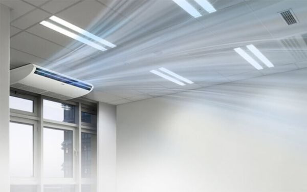 Điều hòa áp trần 2 chiều sử dụng vào mùa đông