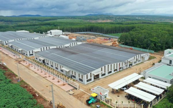 Toàn cảnh diện tích nhà máy chế biến nông sản và dược liệu