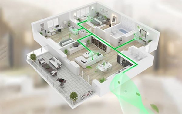 Nguyên lý hoạt động của hệ thống cấp khí tươi cho căn hộ