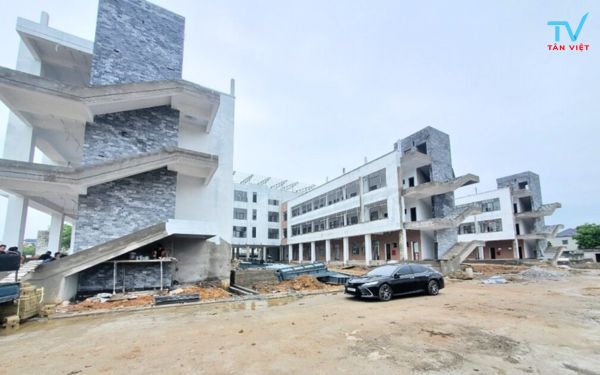 Tổng quan khuôn viên trường học Tam Dương - Phú Thọ (mới)