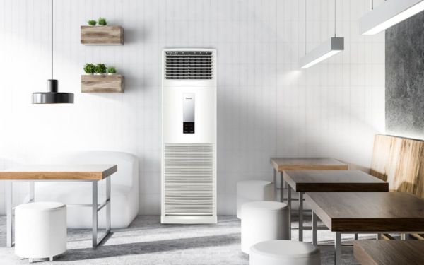 Điều hòa cây tủ đứng làm mát nhanh cho văn phòng