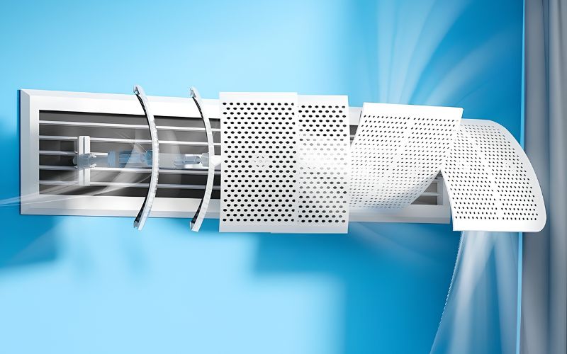 Tấm điều chỉnh hướng gió điều hòa Trung Quốc
